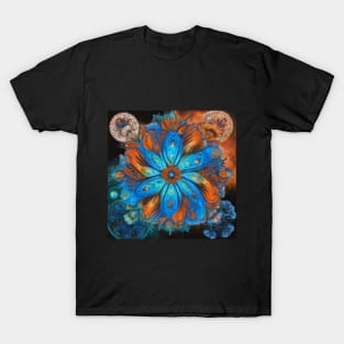 Oceanic Starburst Mandala T-Shirt